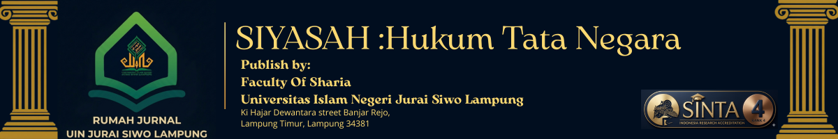 Siyasah : Hukum Tata Negara