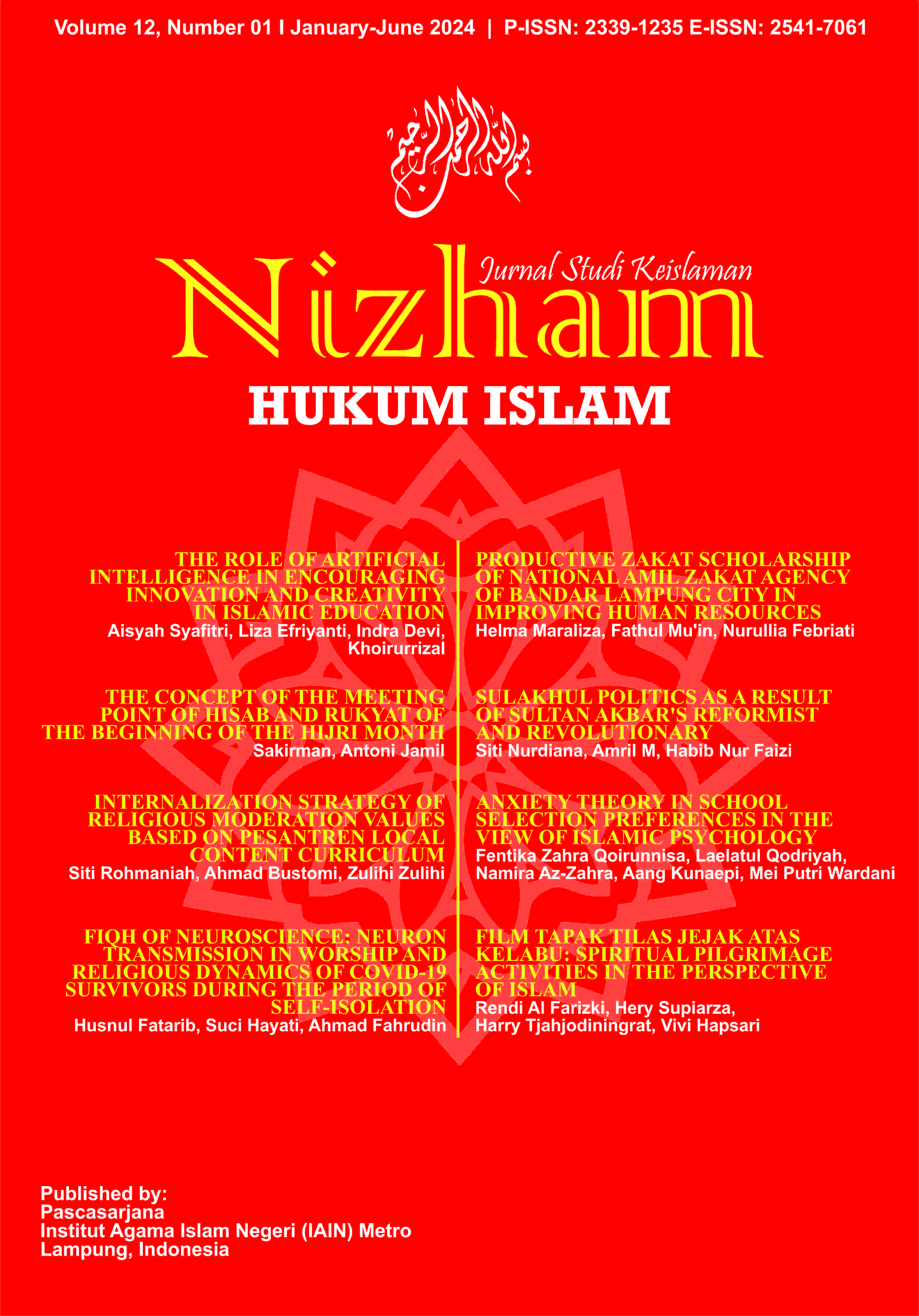 					View Vol. 12 No. 01 (2024): Nizham: Jurnal Studi Keislaman
				